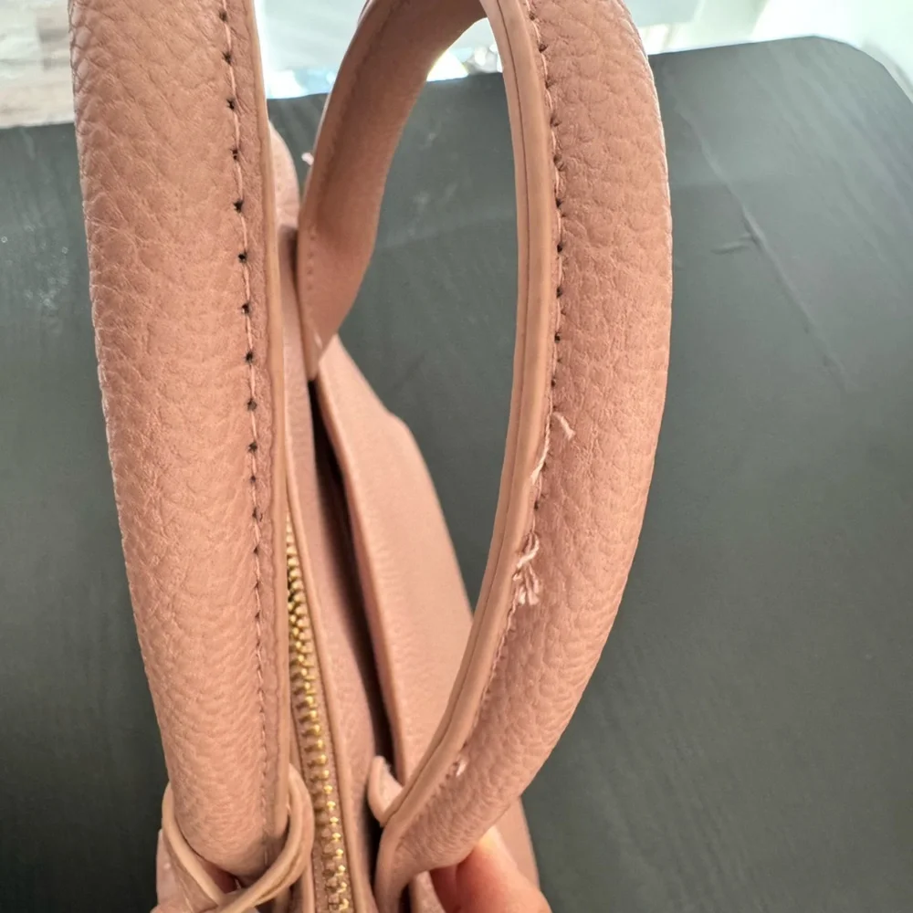 Y2K bebe Medium Pink  Dome Top Handel Crossbody Strap Satchel